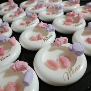 Doğum Günü & Baby Shower Kokulu Kutu Mumları  ( 20 Adet )